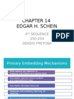 Chapter 14 Schein ORGANIZATIONAL CULTURE