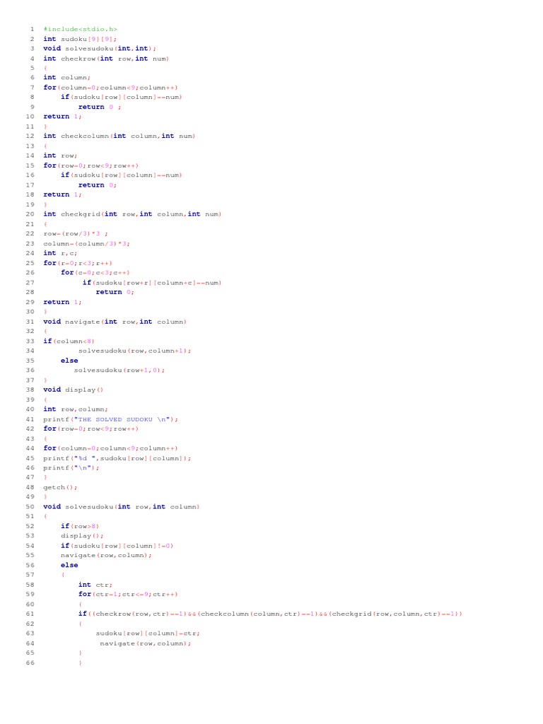 Sudokuproject | PDF | Teaching Methods & Materials