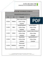 Date Sheet For Term - II End Examination December, 2014 Final