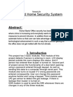 Synopsis For GSM Based Security System