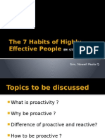 The 7 Habits of Highly Effective People: Sim, Nowell Paolo Q