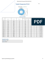 Tabella Dimensioni Flange Piane 