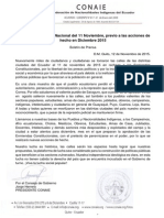 Exitosa Movilización Nacional Del 11 Noviembre Previo a Las Acciones de Hecho en Diciembre