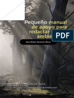 Sanchez Mora Ana Maria - Pequeño Manual de Apoyo Para Redactar Textos Ambientales