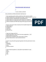 Soal Biokimia Sistem Endokrin