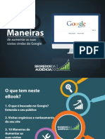 10 Maneiras de Aumentar Suas Visitas Vindas Do Google