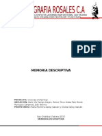 MEMORIA DESRIPTIVA María Rosmira Garay Galvan y Ovidia Galván Galván