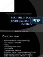 Maize & Blue Fund - Economist Group - Sector Pitch - Underweight Energy