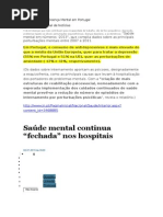 Doença Mental Em Portugal