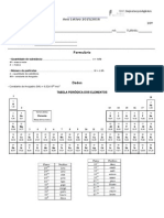 Física e Química Ano 10 - Teste