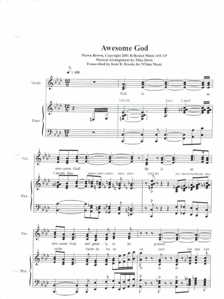 Awesome God