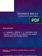 Geografia Bíblica