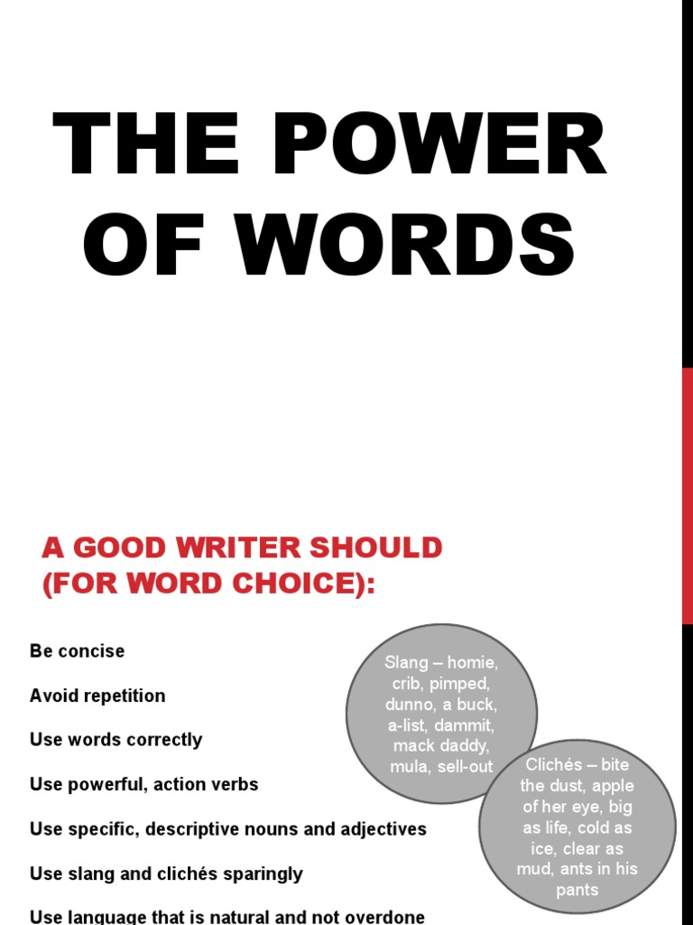 3 - Word Choice | PDF | Career & Growth