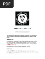 Smalls Jazz Club Contract