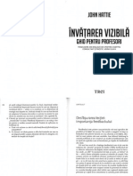 Cap - VII - J.Hattie, Invatarea Vizibila, Importanta Feedback-Ului PDF