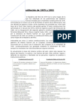 Constitución de 1979 y 1993 Ultimo