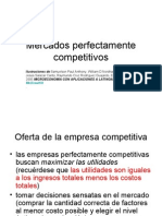 Mercados Perfectamente Competitivos