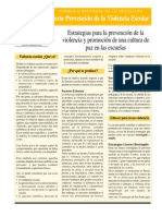 65 Estrategias para La Prevencion de Violencia y Promocion de Una Cultura de Paz en Las Escuelas