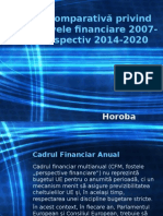 Analiză Comparativă Privind Perspectivele Financiare 2007-2013