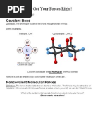 Get Your Forces Right!: Covalent Bond