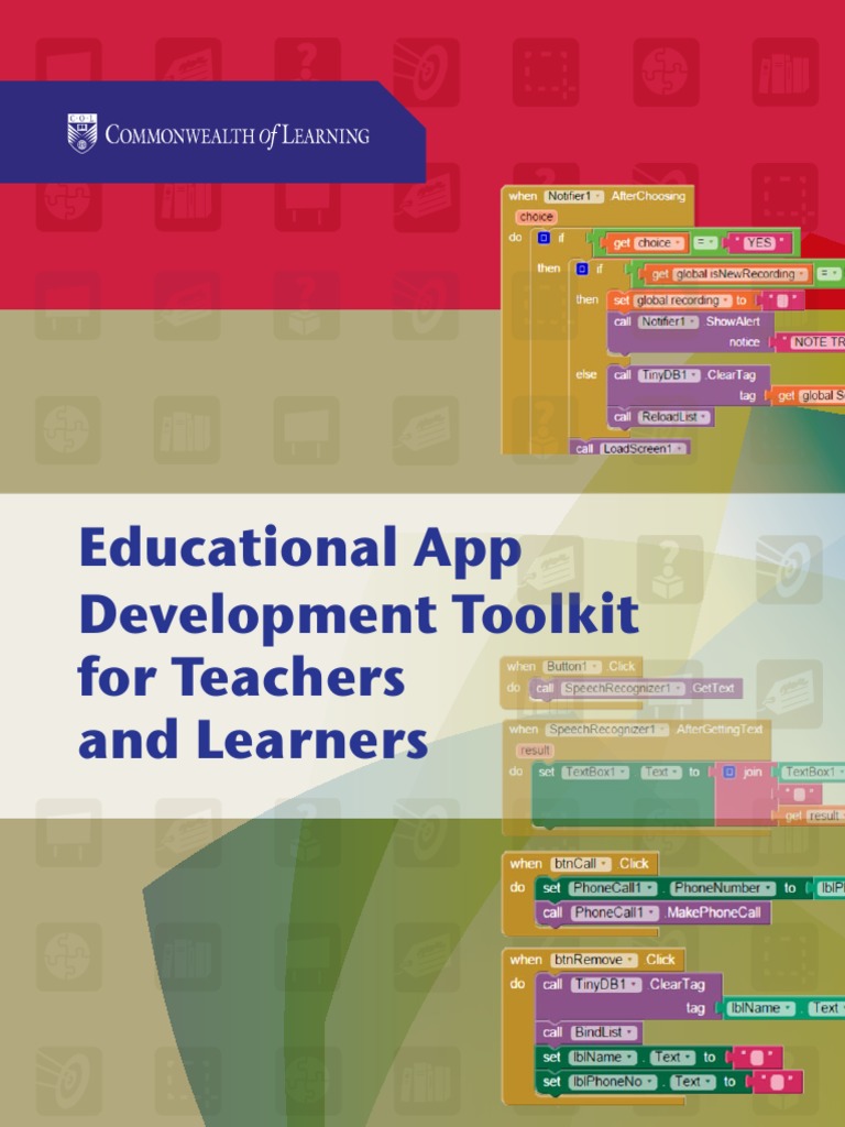 Educational App Development Toolkit for Teachers and Learners Android