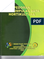 Buku Pedoman Pengumpulan Data Hortikultura Edisi 2008