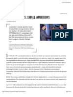 Small Targets, Small Ambitions • Inside Story