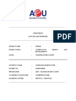 Curriculum Design and Development - Assignment - Epe642 - Nurhafizah Binti Uteh - E60105140028 PDF