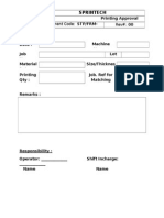 FRM_158 Printing Approval Form