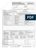 Formato Unico de Rdsadasdaseporte Accidentes Trabajo Furat