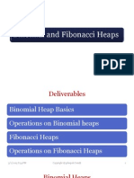 UCS 732 PPT On Binomial Fibonacci Heaps PDF