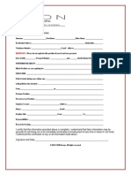 Avon Application Form