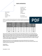 Pakta Integritas PDF