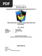 Download Makalah Arsitektur Klasik Dan Arsitektur Modern by Infantri Infantri SN289646385 doc pdf