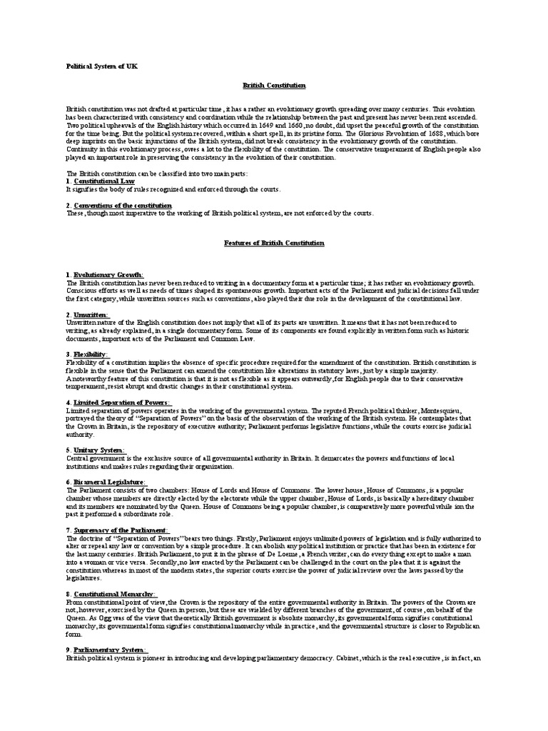 British | Download Free PDF | House Of Lords | Parliament Of The United ...