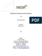 Sample Radiation Report