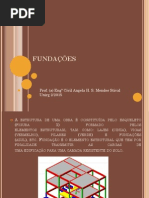 Construção Civil I - Processos Construtivos - Fundações
