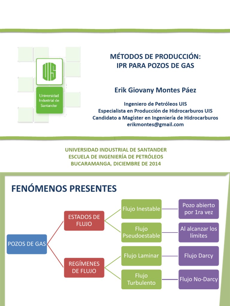 IPR en Métodos de Producción de Gas | PDF | Gases | Mecánica estadística