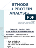 Methods For Protein Analysis Wiiiiiiiii