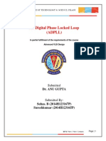 All Digital Phase Locked Loop (ADPLL) Design and Simulation