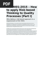 Download ISO 9001 2015 and Risk Assesment by Abdel Nasser Al-sheikh Yousef SN289666951 doc pdf