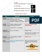 Essential Question: How Lenses Refract Light? Objectives:: Day Homework Lessons