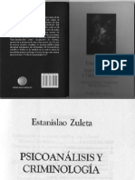 Psicoanalisis y Criminologia Estanislao Zuleta