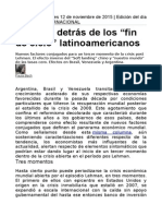 Qué Hay Detrás de Los “Fin de Ciclo” Latinoamericanos