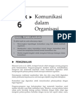 Topik 6 Komunikasi Dalam Organisasi