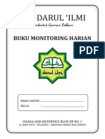 Cover Buku Monitoriing Harian TPA Darul Ilmi