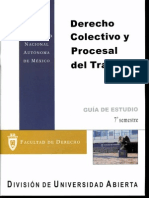 Derecho Colectivo y Procesal Del Trabajo 7 Semestre