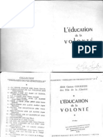 Courtois, Gaston - L'éducation de La Volontè