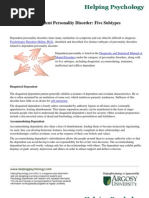 Download Dependent Personality Disorder Five Subtypes by Helping Psychology SN28967775 doc pdf