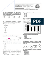 Avaliação de Matemática